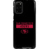 NFL San Francisco 49ers Black Performance Series Galaxy S20 Plus Pro Case