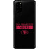 NFL San Francisco 49ers Black Performance Series Galaxy S20 Plus Skin