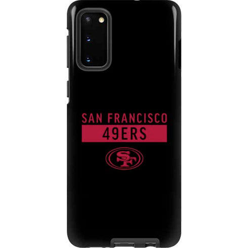 NFL San Francisco 49ers Black Performance Series Galaxy S20 Pro Case