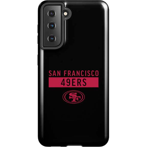 NFL San Francisco 49ers Black Performance Series Galaxy S21 5G Pro Case