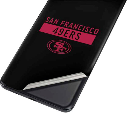 NFL San Francisco 49ers Black Performance Series Galaxy S21 5G Skin
