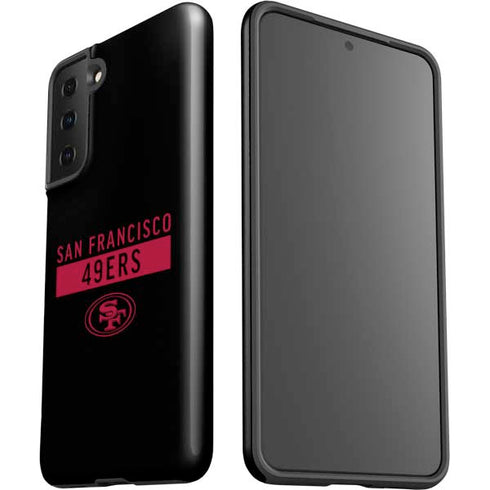 NFL San Francisco 49ers Black Performance Series Galaxy S21 FE Pro Case