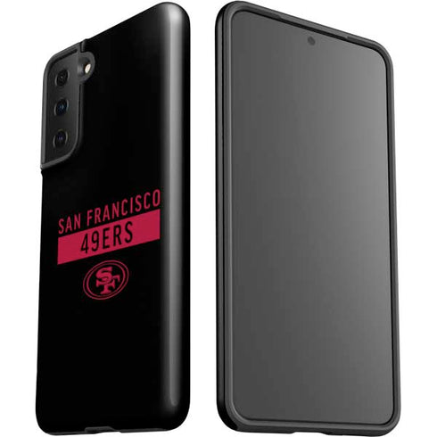 NFL San Francisco 49ers Black Performance Series Galaxy S21 Plus 5G Pro Case