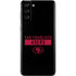 NFL San Francisco 49ers Black Performance Series Galaxy S21 Plus 5G Skin