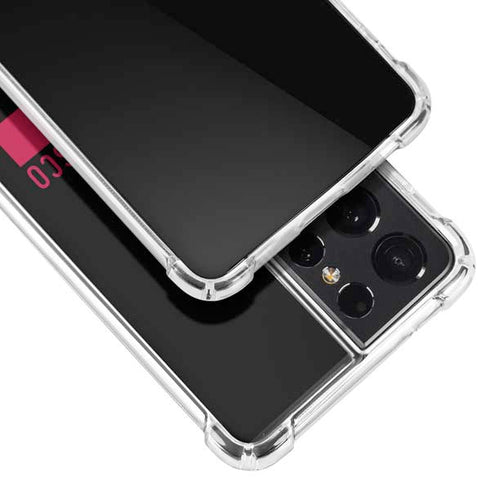 NFL San Francisco 49ers Black Performance Series Galaxy S21 Ultra 5G Clear Case