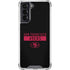 NFL San Francisco 49ers Black Performance Series Galaxy S22 Clear Case