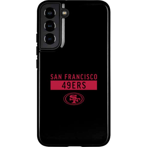 NFL San Francisco 49ers Black Performance Series Galaxy S22 Plus Pro Case