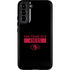 NFL San Francisco 49ers Black Performance Series Galaxy S22 Plus Pro Case