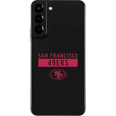 NFL San Francisco 49ers Black Performance Series Galaxy S22 Plus Skin
