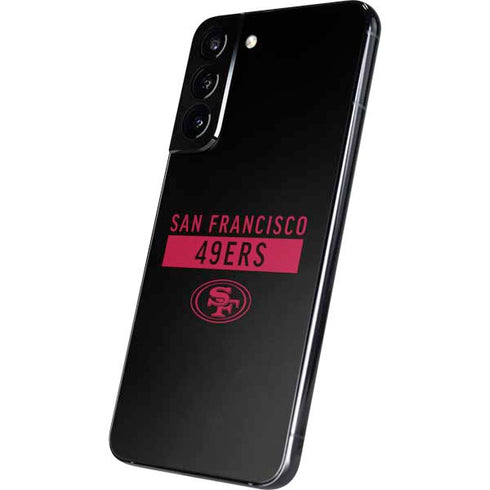 NFL San Francisco 49ers Black Performance Series Galaxy S22 Plus Skin