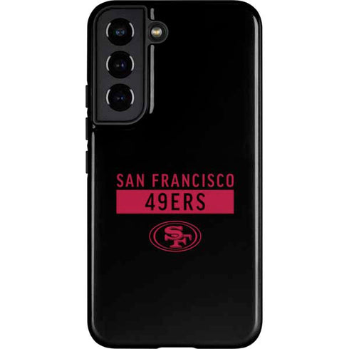 NFL San Francisco 49ers Black Performance Series Galaxy S22 Pro Case