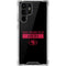 NFL San Francisco 49ers Black Performance Series Galaxy S22 Ultra Clear Case