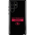NFL San Francisco 49ers Black Performance Series Galaxy S22 Ultra Pro Case