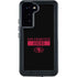 NFL San Francisco 49ers Black Performance Series Galaxy S23 Plus Waterproof Case