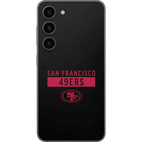 NFL San Francisco 49ers Black Performance Series Galaxy S23 Skin