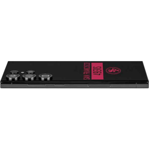 NFL San Francisco 49ers Black Performance Series Galaxy S23 Ultra Skin