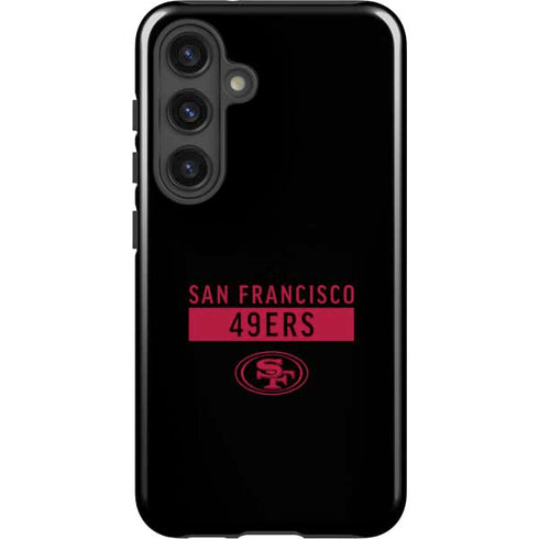 NFL San Francisco 49ers Black Performance Series Galaxy S24 Plus Impact Case