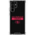 NFL San Francisco 49ers Black Performance Series Galaxy S24 Ultra Clear Case