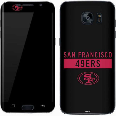 NFL San Francisco 49ers Black Performance Series Galaxy S7 Skin