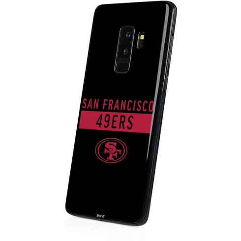 NFL San Francisco 49ers Black Performance Series Galaxy S9 Plus Skin