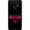 NFL San Francisco 49ers Black Performance Series Galaxy S9 Skin