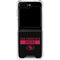 NFL San Francisco 49ers Black Performance Series Galaxy Z Flip5 5G Clear Case