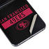 NFL San Francisco 49ers Black Performance Series Galaxy Z Flip5 5G Skin