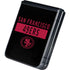 NFL San Francisco 49ers Black Performance Series Galaxy Z Flip5 5G Skin