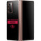 NFL San Francisco 49ers Black Performance Series Galaxy Z Fold2 5G Skin