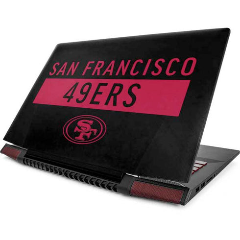 NFL San Francisco 49ers Black Performance Series Lenovo IdeaPad Skin