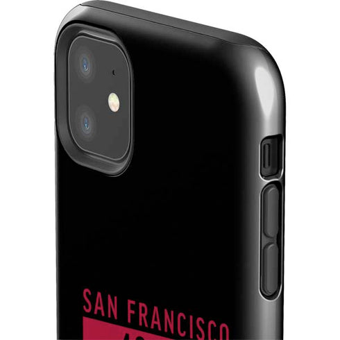 NFL San Francisco 49ers Black Performance Series iPhone 11 Impact Case