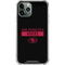 NFL San Francisco 49ers Black Performance Series iPhone 11 Pro Max Clear Case