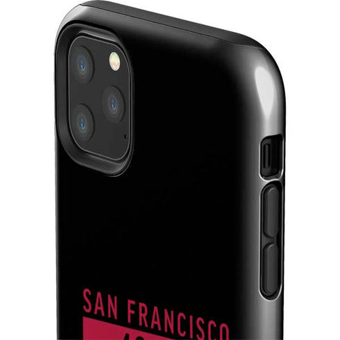 NFL San Francisco 49ers Black Performance Series iPhone 11 Pro Max Impact Case