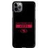 NFL San Francisco 49ers Black Performance Series iPhone 11 Pro Max Lite Case