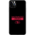 NFL San Francisco 49ers Black Performance Series iPhone 11 Pro Max Skin
