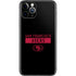 NFL San Francisco 49ers Black Performance Series iPhone 11 Pro Skin