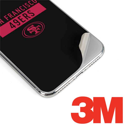 NFL San Francisco 49ers Black Performance Series iPhone 11 Pro Skin