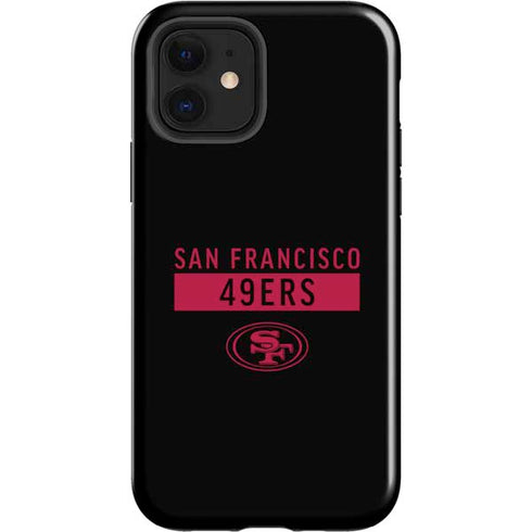 NFL San Francisco 49ers Black Performance Series iPhone 12 Impact Case