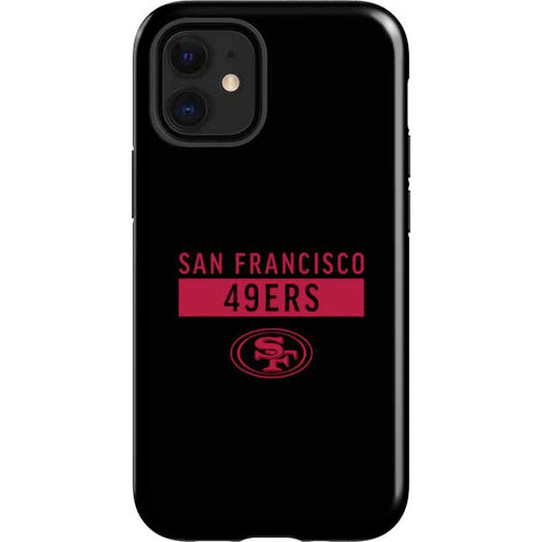 NFL San Francisco 49ers Black Performance Series iPhone 12 Mini Impact Case