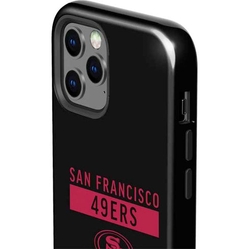 NFL San Francisco 49ers Black Performance Series iPhone 12 Pro Impact Case