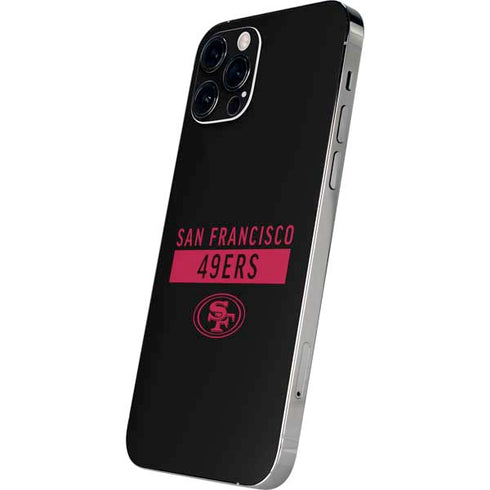 NFL San Francisco 49ers Black Performance Series iPhone 12 Pro Max Skin