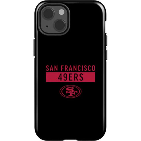 NFL San Francisco 49ers Black Performance Series iPhone 13 Impact Case