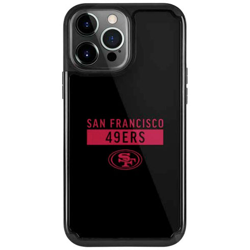 NFL San Francisco 49ers Black Performance Series iPhone 13 Pro Cargo Case
