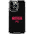 NFL San Francisco 49ers Black Performance Series iPhone 13 Pro Clear Case