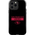 NFL San Francisco 49ers Black Performance Series iPhone 13 Pro Max Impact Case