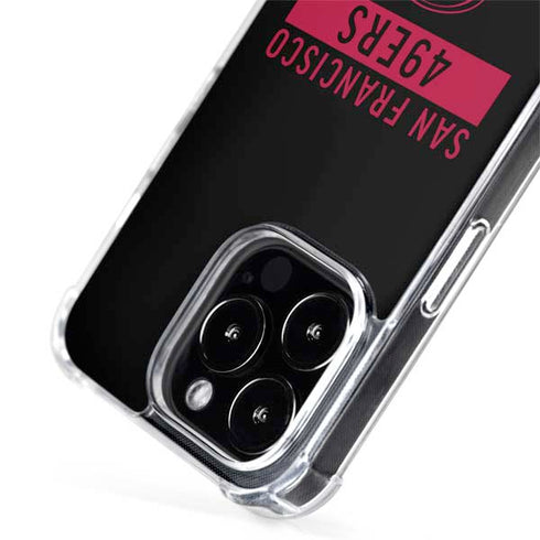 NFL San Francisco 49ers Black Performance Series iPhone 13 Pro Max MagSafe Case