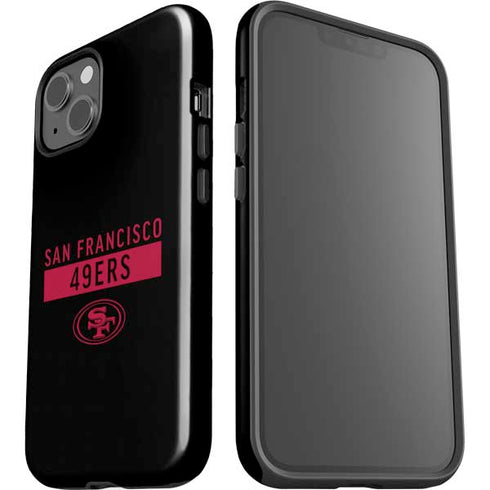 NFL San Francisco 49ers Black Performance Series iPhone 14 Plus Impact Case