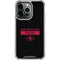 NFL San Francisco 49ers Black Performance Series iPhone 14 Pro Clear Case