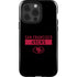 NFL San Francisco 49ers Black Performance Series iPhone 15 Pro Impact Case