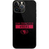NFL San Francisco 49ers Black Performance Series iPhone 14 Pro Max Skin